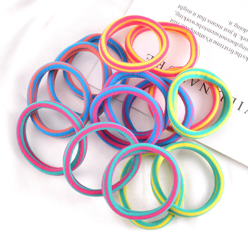 Seamless, No Break Microfiber Elastic Hair Ties