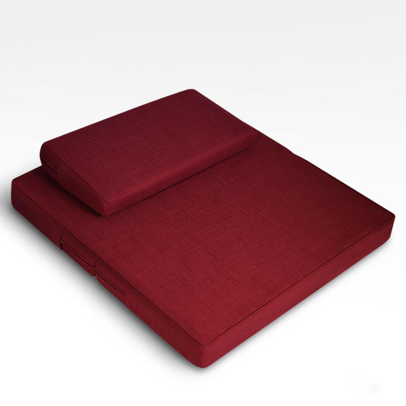 Linen Yoga Seat Mat and pillow