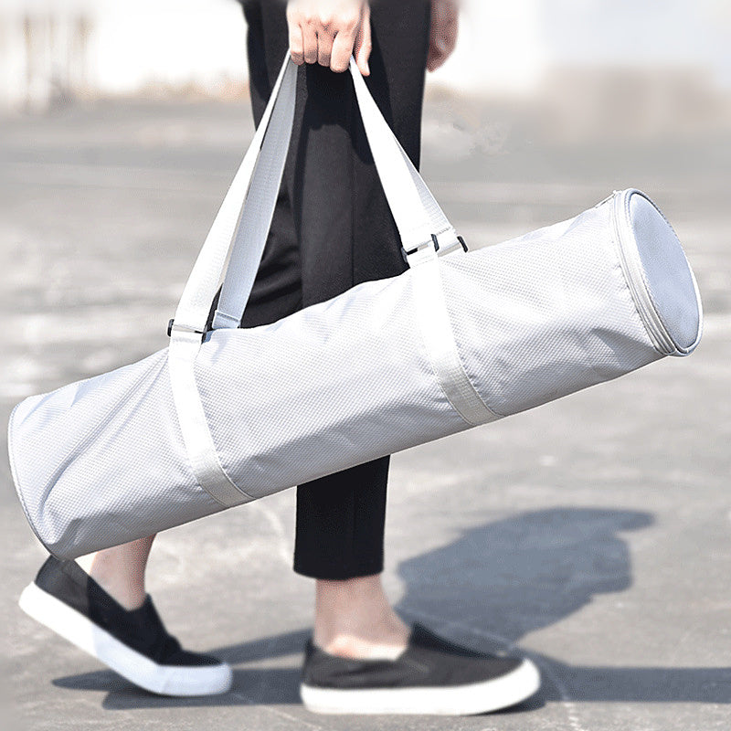 white yoga  mat bag