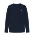 Navy Blue T2F Men's Cotton Long Sleeve T-Shirt