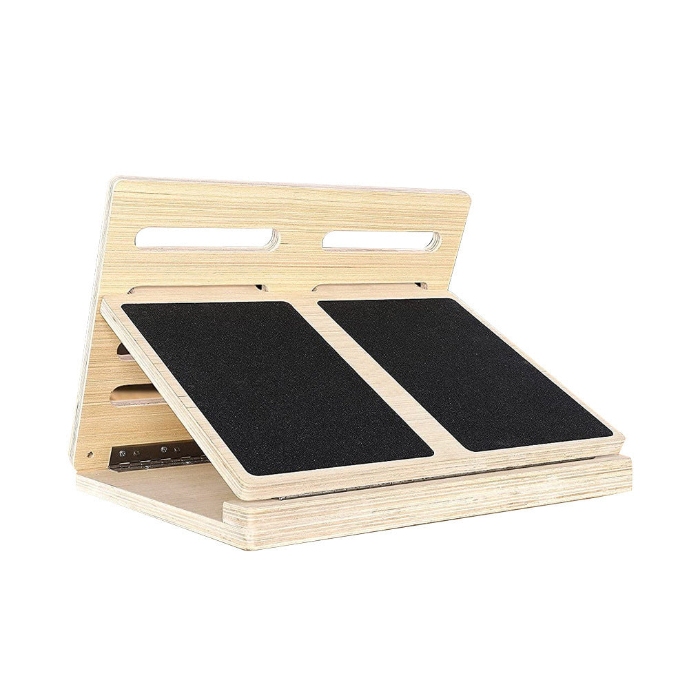 Adjustable wooden incline slant board 