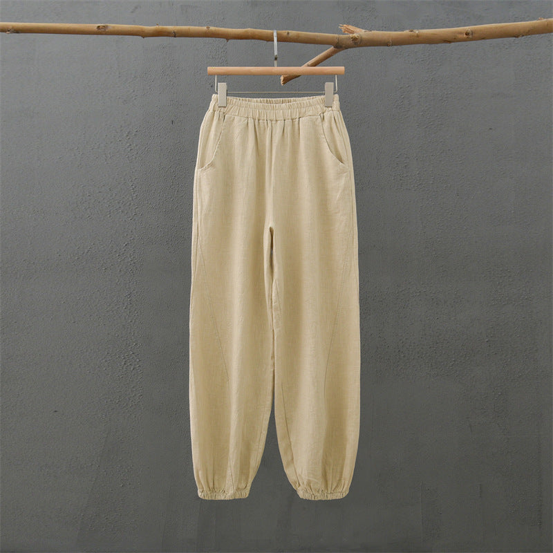 harem linen pants