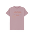 Mauve WINNIE Organic cotton kids t shirt