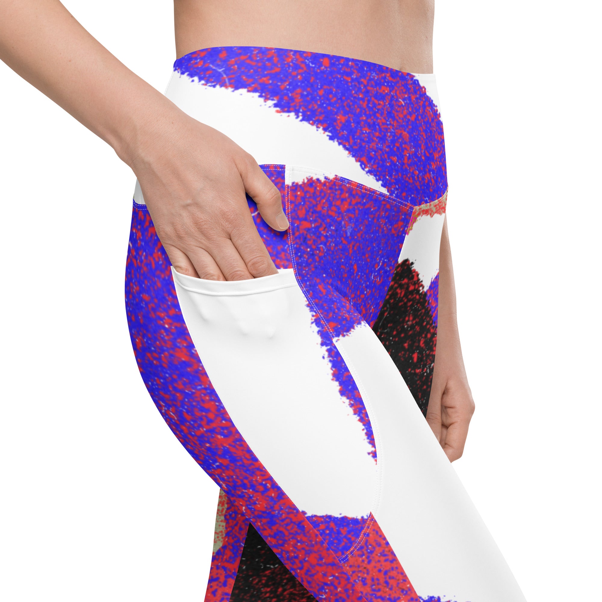 Women's Abstract Leggings with Pockets