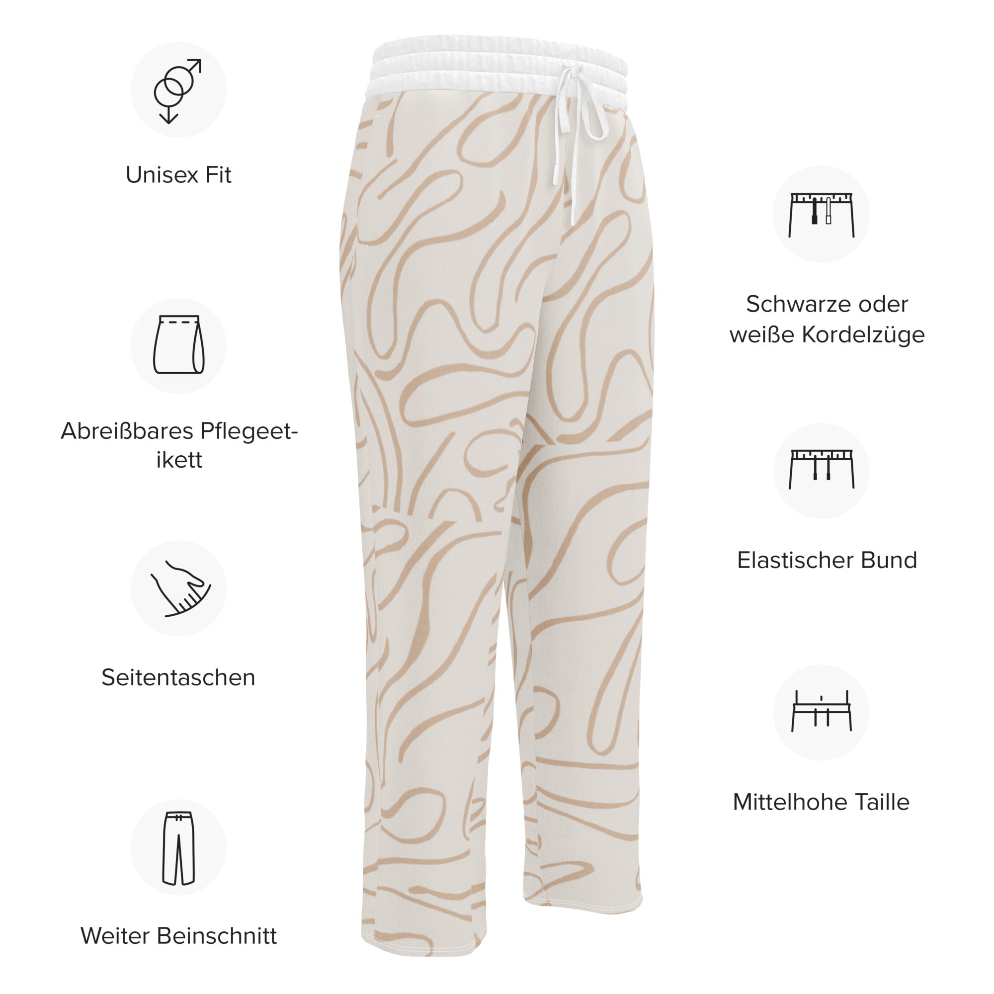 Women's All over print - Wide Leg Joggers