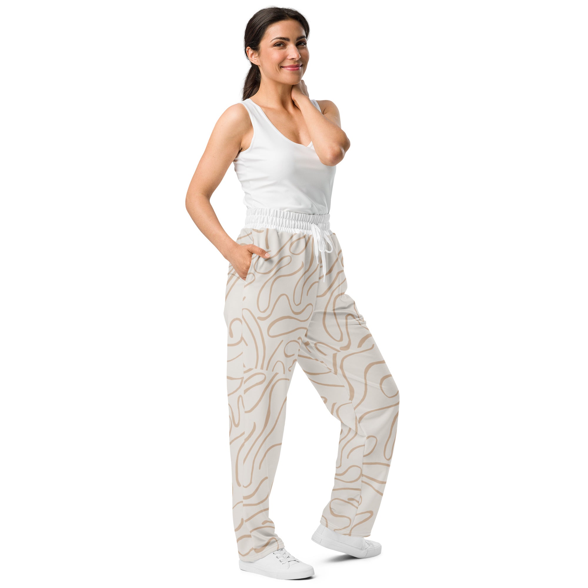 Women's All over print - Wide Leg Joggers