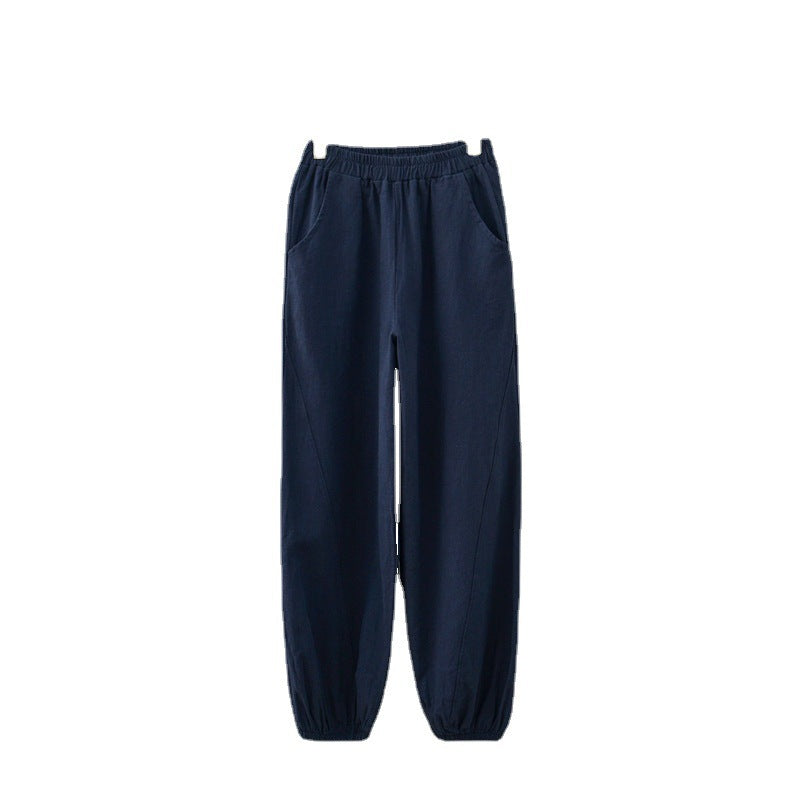 Women's Linen blend Harem Trouser