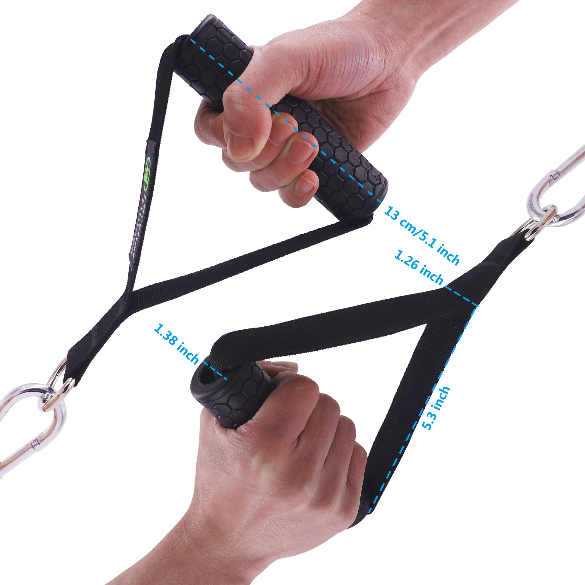 Gym Resistance Bands Handles Anti-slip Grip Strong - TRU2fitness