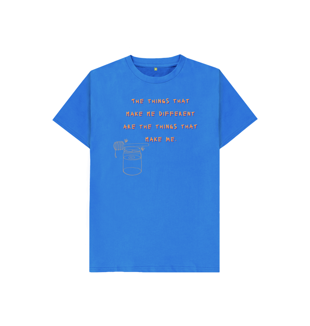 Bright Blue HONEY Kids Tee