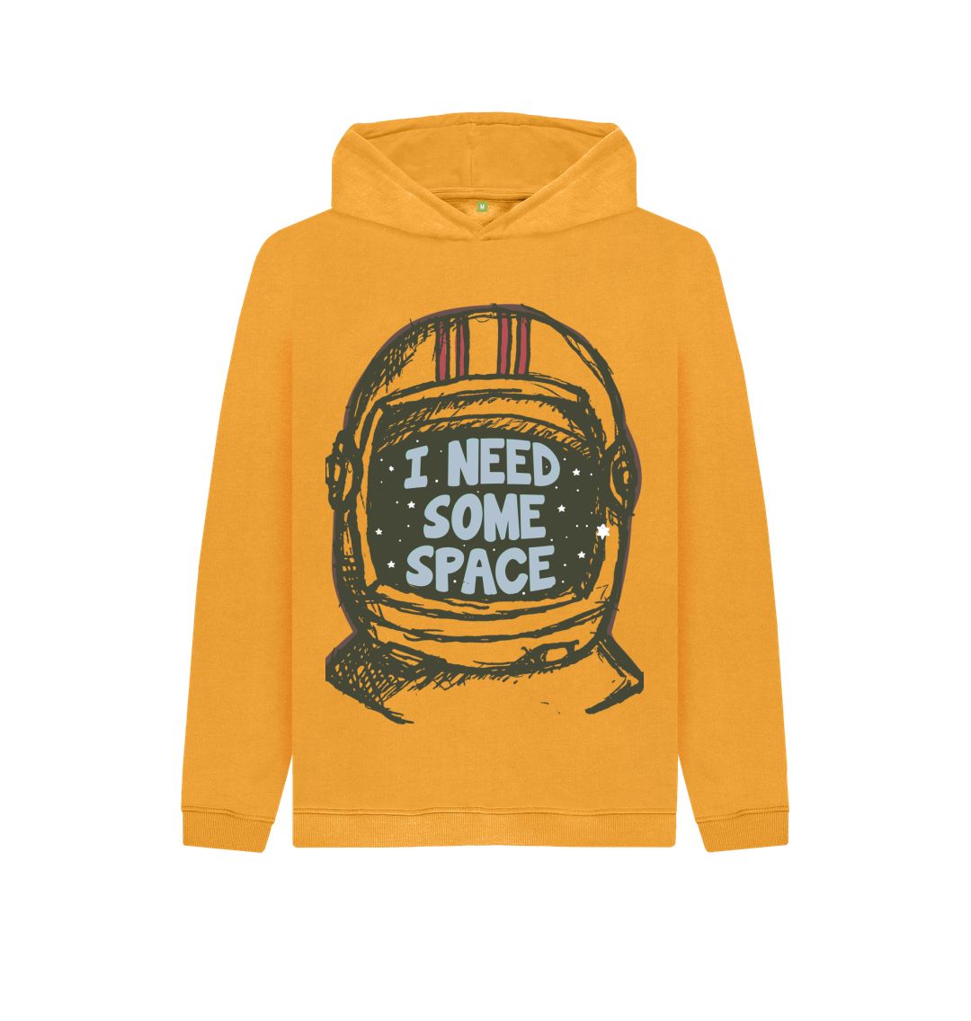 Mustard SPACE Organic essential hoodie for kids