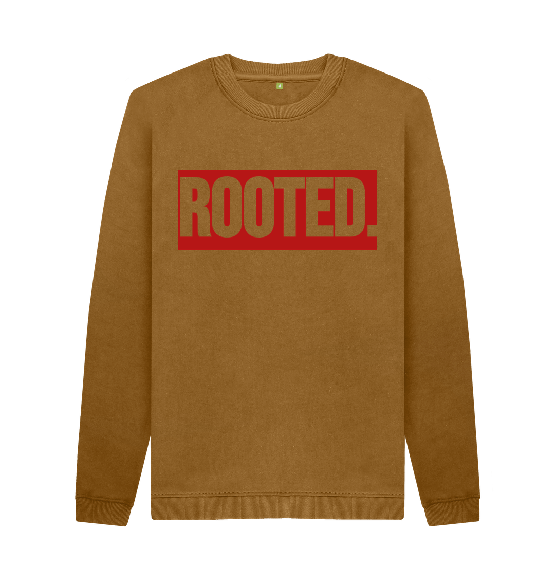 Brown Men's Cotton Jumper ROOTED