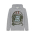 Athletic Grey SPACE Organic essential hoodie for kids